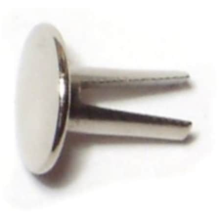 Split Rivet, Truss Head, 5/32 In Dia., 5/16 In L, Steel Body, 90 PK